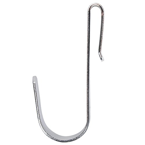 Omega Small Chrome Snap-On J-Hook for Wire Shelving