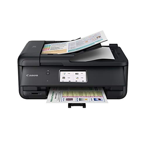 Canon TR8520 All-In-One Printer For Home Office |Wireless | Mobile Printing | Photo and Document Printing, AirPrint(R) and Google Cloud printing, Black