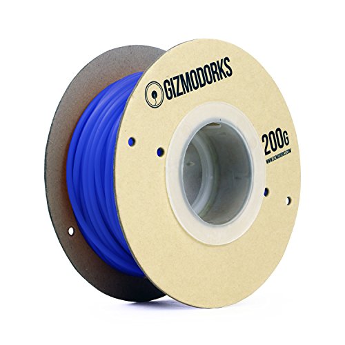 Gizmo Dorks PLA Filament for 3D Printers 3mm (2.85mm) 200g, Blue