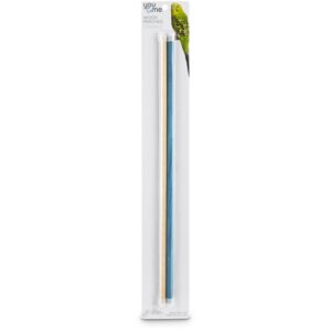 You & Me Colorful 1/2-inch Wood Bird Perch 2 Pack, X-Large