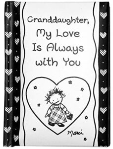 blue mountain arts little keepsake book "granddaughter, my love is always with you" 4 x 3 in. sweet, sentimental pocket-sized gift book for granddaughter, by marci and the children of the inner light
