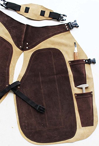 Pro Equine Western Leather Fully Adjustable Horse Farrier Apron Fits All 23116