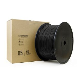 gizmo dorks abs filament for 3d printers 3mm (2.85mm) 5kg, black