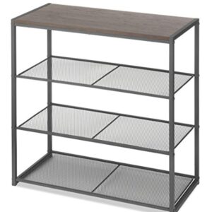 Whitmor Wood & Metal 4-Tier Shelf