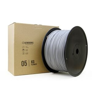 gizmo dorks abs filament for 3d printers 1.75mm 5kg, gray