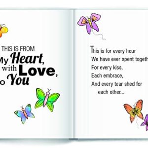 Blue Mountain Arts Little Keepsake Book "I Love You This Much" 4 x 3 in. Sentimental Pocket-Sized Gift Book—Perfect Anniversary, Valentine's Day, or “Just Because I Love You” Gift for Him or Her