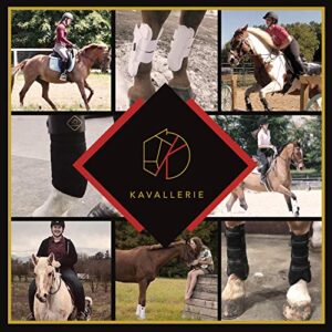 Kavallerie PRO-K Support Boots for Horses - Maximum Protection & Rehabilitation from Injuries & Strains of Flexor Tendon Region for Training, Jumping, Riding, Eventing