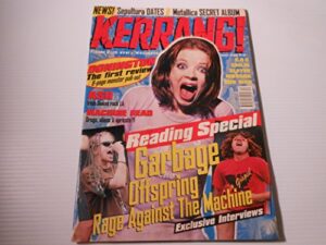kerrang! magazine(uk publication) issue 611 august 24, 1996 (garbage, offspring, rage against the machine on cover)[single issue magazine]