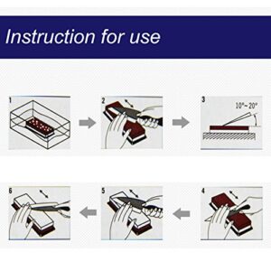 Knife Sharpening Stone, 2-Sided Whetstone with Non-Slip Base, Best Kitchen Blade Sharpener, Grit 1000/6000 Waterstone