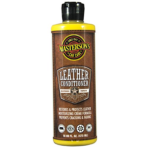 MASTERSON'S CAR CARE MCC_116_16 Leather Conditioner Dry-to-The-Touch - Restores Leather Interiors, Seats, Boots, Bags, Apparel - Protects Against Cracking and Fading (16 oz)