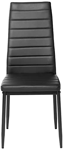 IDS Online Modern Style with Black PU Leather Dining Side Chair