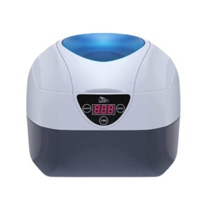 ultrasonic cleaner low noise wash machine for cleaning eyeglasses jewelrys watches razors dentures combs tools instruments - 750 ml