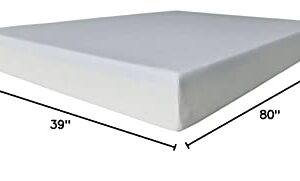 PRIMO Divine 8in Memory Foam Mattress - Twin XL Bed in a Box - CertiPUR-US - Aloe Vera/Cool Gel Infused - Pain & Pressure Relief - Medium Firm Support for Back & Side Sleeper - For Youth/Guest Bedroom