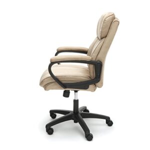 OFM ESS Collection Plush Microfiber Office Chair, in Tan (ESS-3082-TAN)