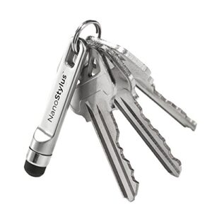 keysmart nanostylus – mini keyring stylus ergonomic, portable and precise keychain stylus pen for touch screens