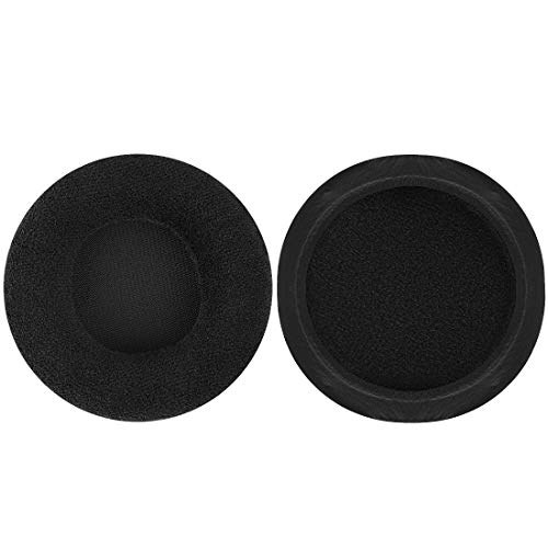 Geekria Comfort Velour Replacement Ear Pads for Sony MDR-V150 V200 V250 V300 V400 ZX300 Headphones Ear Cushions, Headset Earpads, Ear Cups Cover Repair Parts (Black)