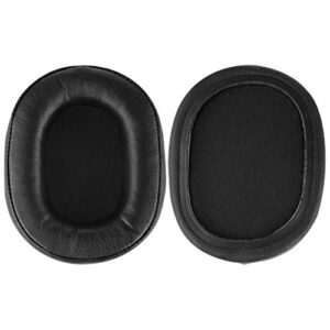 Geekria QuickFit Replacement Ear Pads for Sony Turtle Beach Skullcandy and Other Mid-Sized Over-Ear Headphones Ear Cushions, Headset Earpads, Ear Cups Cover Repair Parts (Black)