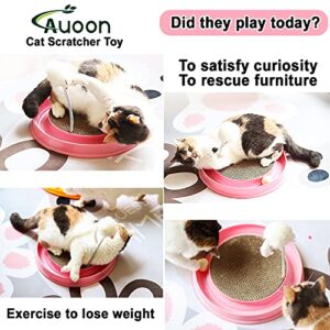 AUOON Cat Scratcher Toy, Cat Toy, Scratch pad,Scratching Toy,Post Pad Interactive Training Exercise Mouse Play Toy with Ball