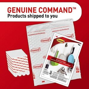 Command Medium Refill Adhesive Strips, Damage Free Hanging Adhesive Strips for Medium Indoor Wall Hooks, No Tools Removable Adhesive Strips for Living Spaces, 36 White Strips