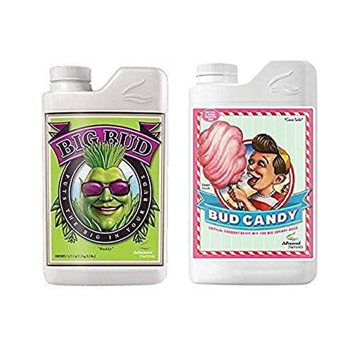 Advanced Nutrients Big Bud and Bud Candy Bundle Set Fertilizers Hydroponics (1 Liter)