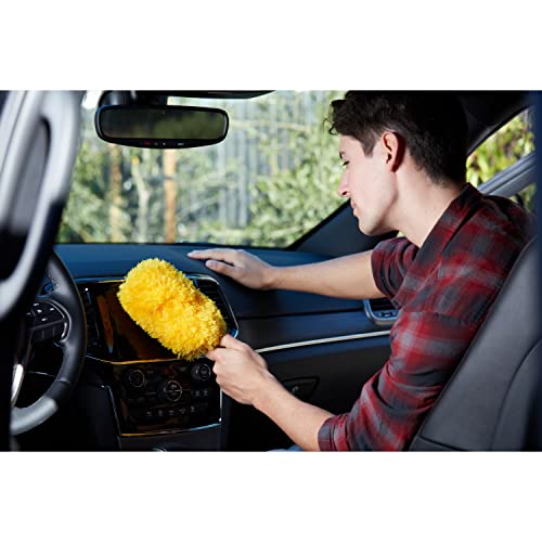 Armor All Car Interior Duster, Scratch-Free Microfiber Car Duster with Handle