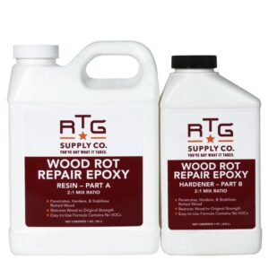 rtg supply co. wood rot repair epoxy (quart)