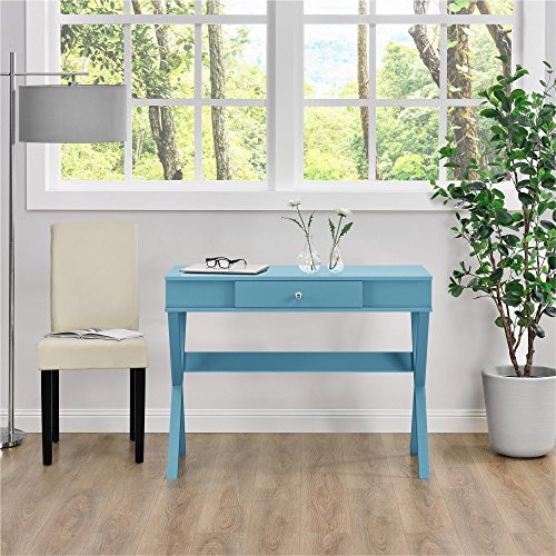 Ameriwood Home Paxton Campaign Desk, Blue