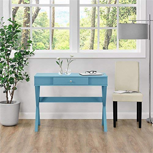 Ameriwood Home Paxton Campaign Desk, Blue