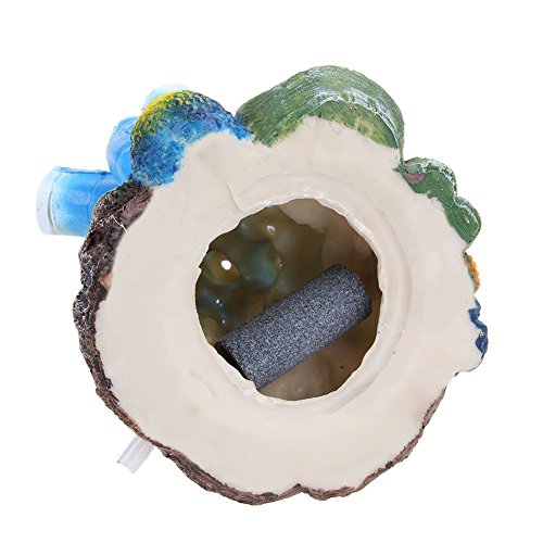 Aquarium Decor Air Bubble Stone Blue Coral Starfish Oxygen Pump Resin Crafts for Aquarium Fish Tank Ornament Decoration