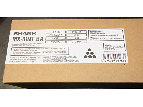 Sharp Mx60ntba Black Cartridge