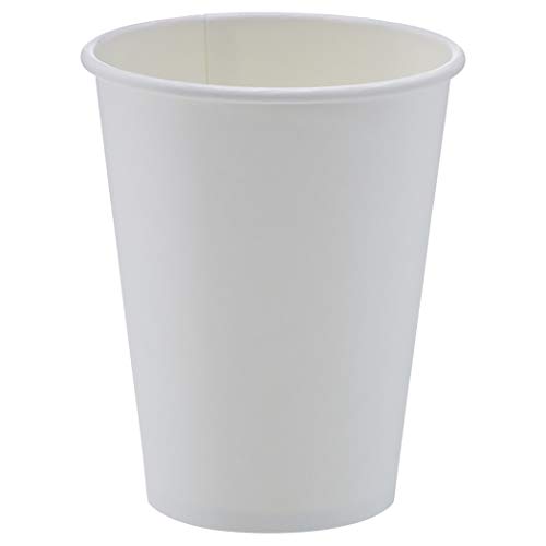 Amazon Basics Compostable Hot Paper Cup, 12-Ounce, 1000-Pack, White