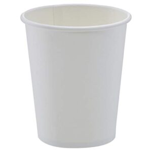 amazon basics compostable hot paper cup, 8 oz, pack of 1000, white