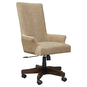 signature design by ashley baldridge office chair, brown