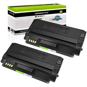 greencycle 2 pack ml-d1630a toner cartridge high yield compatible for samsung ml1630 ml-1630 ml-1630w scx-4500 scx-4500w series printer