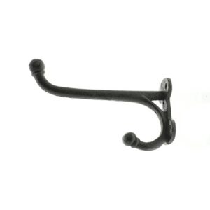 my swanky home large classic vintage style double wall hook | traditional coat hanger
