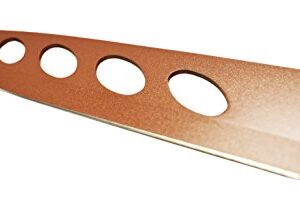 Set of 4 Copper Knives! 6.25" Blade - As Seen on TV Never Sharpen Knives! Stays Sharp Forever! Effortless Clean Cuts Every Time! Ideal for Chopping, Dicing, Mincing, and More! (4)