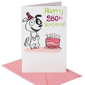 American Greetings Funny 40th Birthday Card (Dog Years)