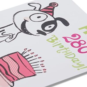 American Greetings Funny 40th Birthday Card (Dog Years)