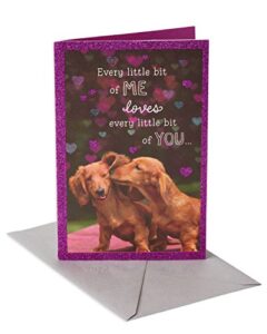 american greetings romantic birthday card (dachshunds)