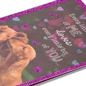 American Greetings Romantic Birthday Card (Dachshunds)
