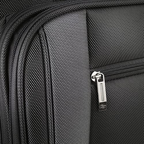 Solo New York Bryant Rolling Laptop Bag, Black/Grey, 14" x 16.8" x 5" (PT136)