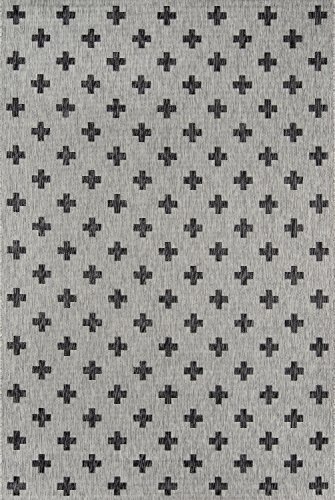 Novogratz by Momeni Villa Umbria Indoor Outdoor Rug, 2'0" x 3'0", Grey