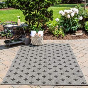 Novogratz by Momeni Villa Umbria Indoor Outdoor Rug, 2'0" x 3'0", Grey