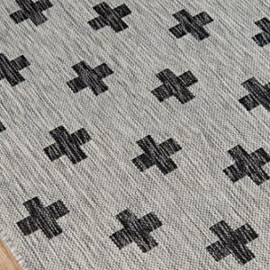 Novogratz by Momeni Villa Umbria Indoor Outdoor Rug, 2'0" x 3'0", Grey