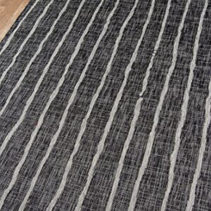 Novogratz by Momeni Villa Collection Sicily Indoor/Outdoor Area Rug, 3'3" x 5'0", Charcoal