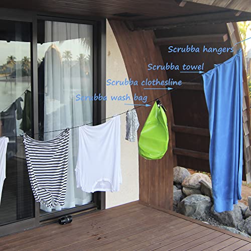 Scrubba Drying Combo - Portable, Compact Clothes Drying Kit for Travel, Camping, Hiking