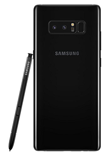 Samsung Galaxy Note 8 64GB Single-SIM SM-N950FZKABTU - 6.3" inch Android (GSM Only, No CDMA) Factory Unlocked 4G/LTE Smartphone (Midnight Black) - International Version