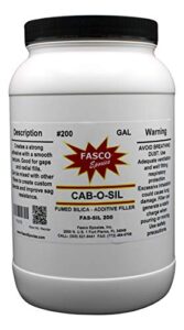 fasco epoxies cabosil - fumed silica thickener in gallon tub