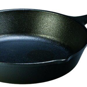 Lodge Seasoned Cast Iron Skillet with Tempered Glass Lid (8 Inch) - Cast Iron Frying Pan with Lid Set