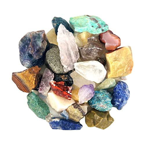 Gem Mining Rough Stone Mix | 8 POUNDS of Gemstone Paydirt | Guaranteed Gemstones | Mining Rock Dig Gem Dig